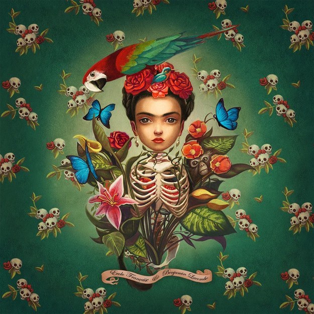 A potpourri of life and death, by the French Benjamin Lacombe .